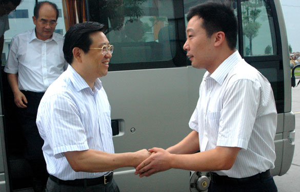 丹阳市政府代表团来东升pg娱乐游戏参观考察