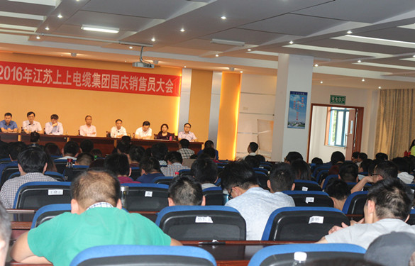 东升pg娱乐游戏召开2016年国庆销售员大会