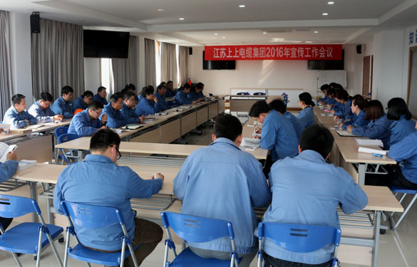 东升pg娱乐游戏召开2016年宣传工作会议