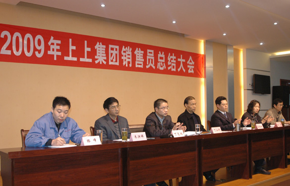 东升pg娱乐游戏召开2009年度销售员总结大会