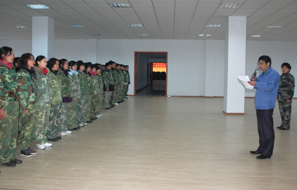 东升pg娱乐游戏新员工军训落下帷幕