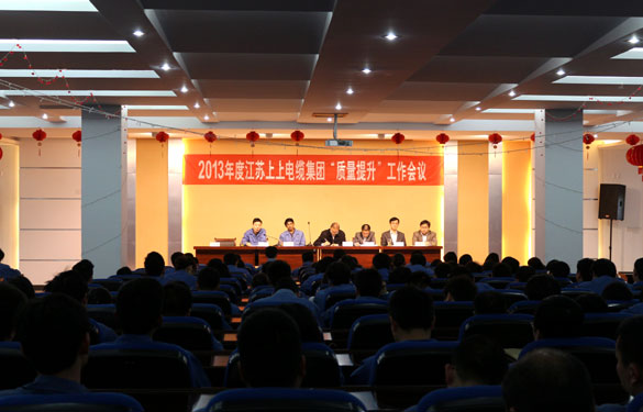 东升pg娱乐游戏召开2013年度“质量提升”动员大会