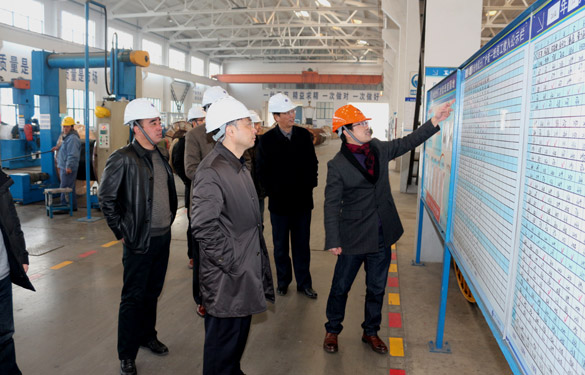 12月25日，广德县政府考察团来东升pg娱乐游戏考察