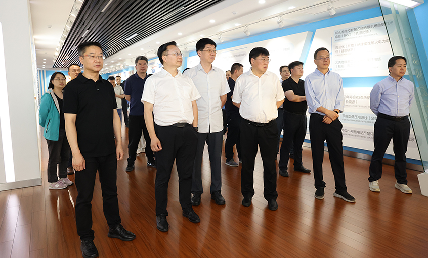 长三角信息化专题组一行来上上电缆调研