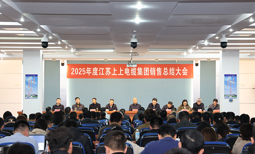 凝心聚力启新程，奋楫扬帆再出发——上上电缆召开2025年度销售总结大会